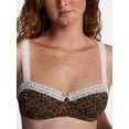 thumbnail image 3 of No Boundaries Beaded Lace Underwire Balconette, Women's 34A-4DD, 3 of 4