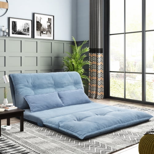 Floor Sofa Adjustable Lazy Sofa Bed, Foldable Mattress Futon Couch Bed