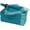 Teal Green Multi, variant on Bedding Craft Set of 12 Machine Washable, Cotton Cloth Dinner Napkins- 20x20 inch, Teal Multi