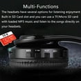 thumbnail image 5 of B39 RGB Luminous Wireless Gaming Headset, Bluetooth 5.0 Stereo Headphone Foldable Earphone with Mic for PS4 Xbox360 PC Mac SmartPhone, 5 of 7