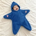 thumbnail image 2 of Takafot Baby Starfish Onesie Zipper Hooded Star Suit Newborn Outfit Newborn Romper, Infant Footie Jumpsuit Winter Warm Outfits, 2 of 5