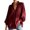 Wine, variant on Women's Ruffle V Neck Puff Long Sleeve Loose Blouse, Flowy Relaxed Fit Top with Elegant Ruffle Detail, for Spring Summer Daily Wear, Vacation or Beach Resort Outfits Wine S