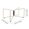 thumbnail image 2 of OULII Camping Cooler Table Outdoor Folding Storage Rack in Khaki Stainless Steel 1Set, 2 of 8