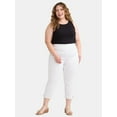 thumbnail image 2 of Terra & Sky Women's Plus Size High Rise Capri Jeggings, Sizes 0X-5X, 2 of 5