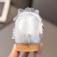 thumbnail image 6 of Girls Princess Shoes Low Heeled Shinning Flower Decoration Shoes Party Festival Wedding Flower Children Dance Flats Shoes, 6 of 9