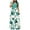 Green formal dresses, variant on Wycnly Formal Dresses for Women Party Prom Elegant High Waist Swing Tunic Long Dresses Round Neck Short Sleeve Floral Print 2024 Summer Maxi Dress Green s