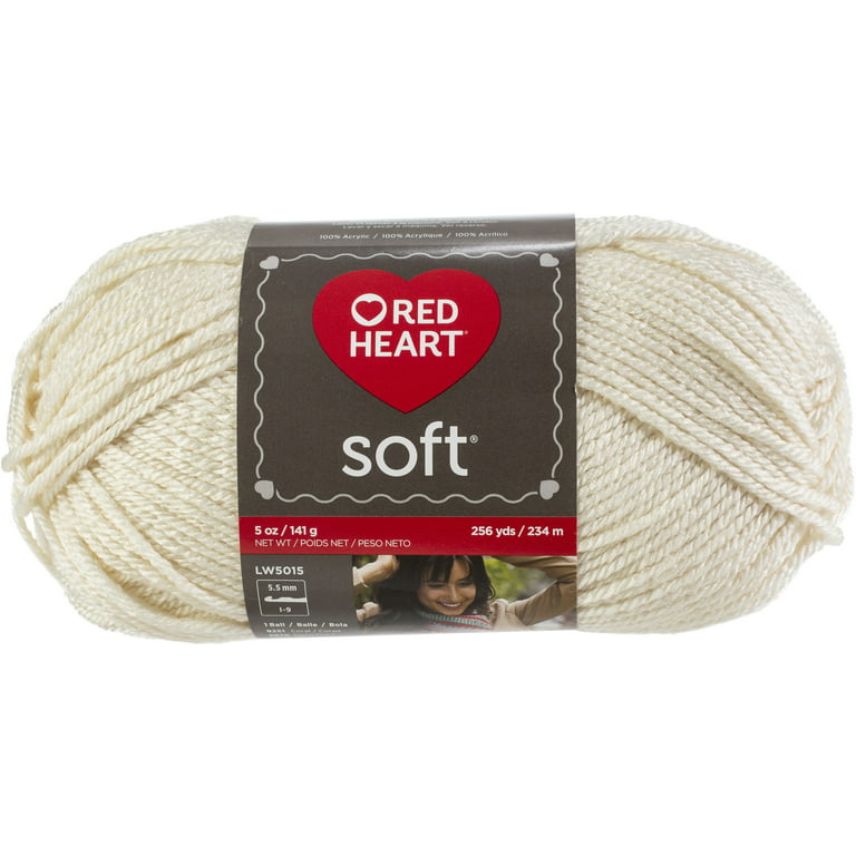 Best Two Skeins Off White Aran Red Heart Reflective Yarn for sale in  Appleton, Wisconsin for 2024
