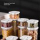 thumbnail image 2 of Cateissary Latas cuadradas para almacenamiento y conservación convenientes Latas de granos diversas Cajas de conservación Tanques de Organizadores de utensilios de cocina tamaño pequeño 600ml, 2 of 6