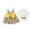 Yellow, variant on Ruyang Toddler Baby Girls Dress Hat Clothes Baby Girl 1st Birthday Dresses Bowknot Princess Sundress Sun Protection Suit