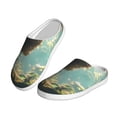 thumbnail image 2 of Goofa Majestic Ostrich In Forest Print Womens Mens Cotton Lightweight House Slippers , Washable Home Slippers,Indoor Comfy Bedroom Cozy Slippers-39/40, 2 of 7