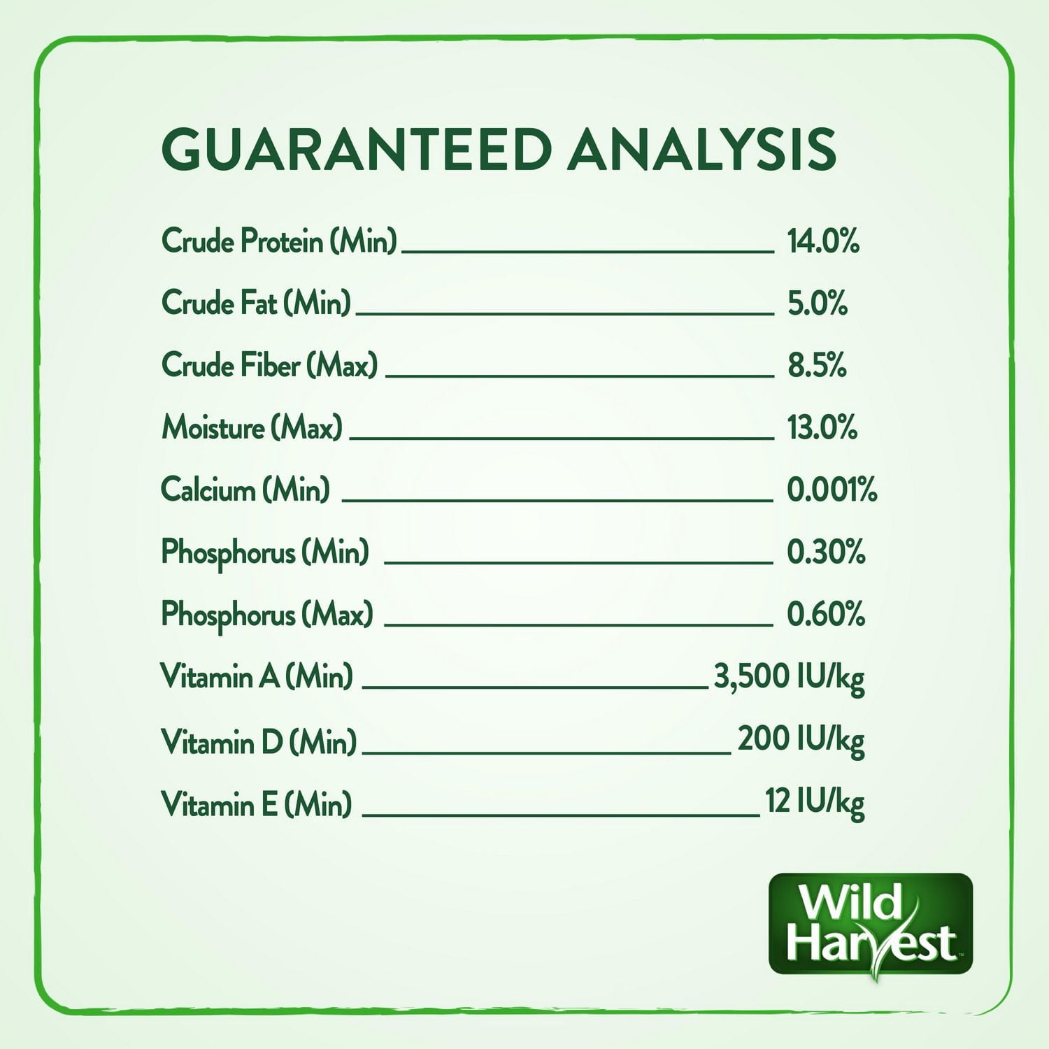 Wild Harvest Molting Supplement 7.5oz Wild Harvest Molting Supplement 7.5 oz