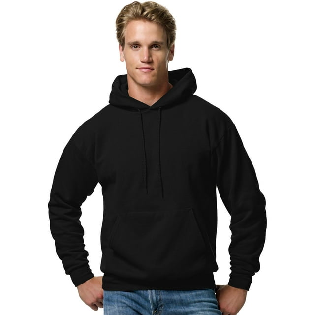 Hanes Chandail à Capuchon en Molleton ComfortBlend EcoSmart pour Hommes, 5TG, Noir