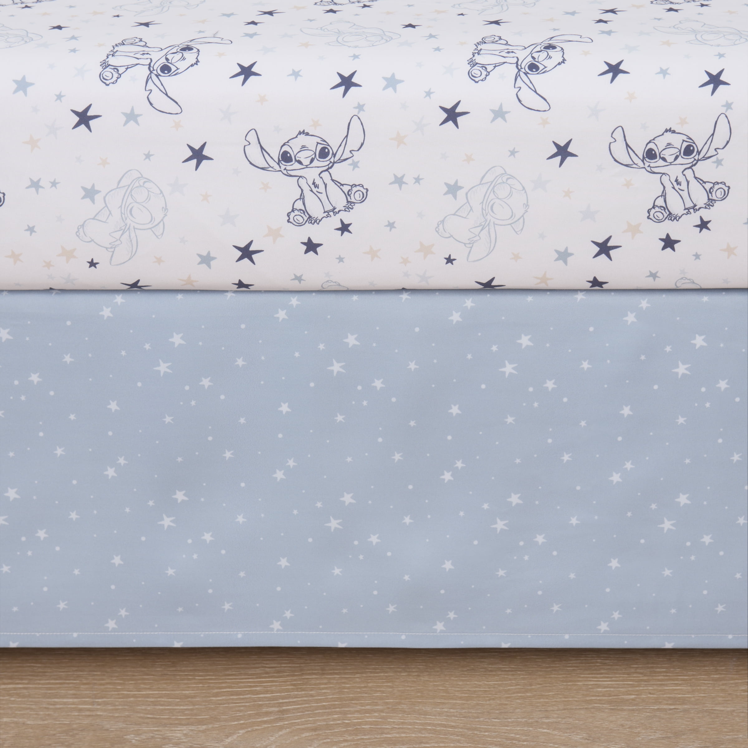 Stitch Little Dreamer 3pc Crib Set, Infant Unisex, Blue