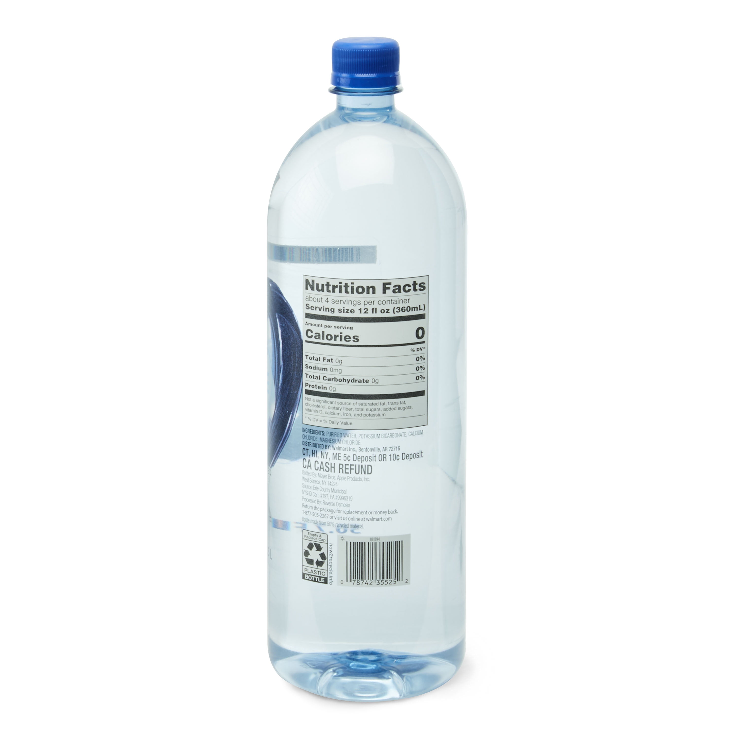 Great Value Hydrate Alkaline Water, 1.5L
