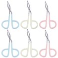thumbnail image 1 of HLONK 6Pcs Stainless Steel Lash Tweezers Eyebrow Scissors Clip, 1 of 5
