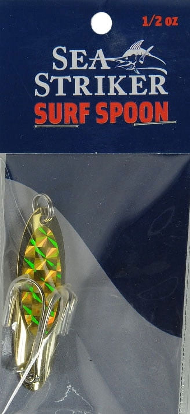 Sea Striker MSS12G Striker Surf Spoon 1/2 oz Gold Prism