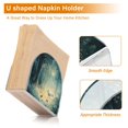 thumbnail image 5 of Yayeee Napkin Holder for Table Set of 2 Kitchen Paper Tissue Organization, Night Forest Scene, 5 of 8