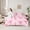 Pink, variant on Castle Fairy Kawaii Ribbon Bowtie Twin Bedding Sets,Dreamy Bow Bedding Comforter Set