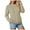 Khaki, variant on vigerkar Womens Long Sleeve Sweatshirts Casual Crewneck Cute Pullover Tops Lightweight Sweatshirt with Pocket (White, S)