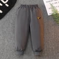 thumbnail image 5 of Usaibhir Kids Boys Girls Elastic Windproof Down Pants Lightweight Warm Snow Pants 4-14T, 5 of 6