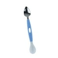 thumbnail image 2 of Cuillère pour Enfants Cuillère d'Entraînement à l'Alimentation pour Bébé à 2 Extrémités en Acier Inoxydable Dentelée pour Racler les Fruits Ustensile Rose, 2 of 10
