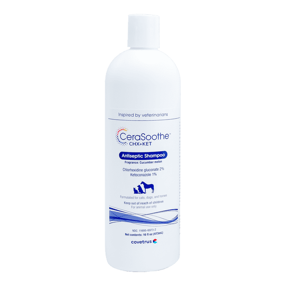CeraSoothe® CHX KET Antiseptic Shampoo 16oz