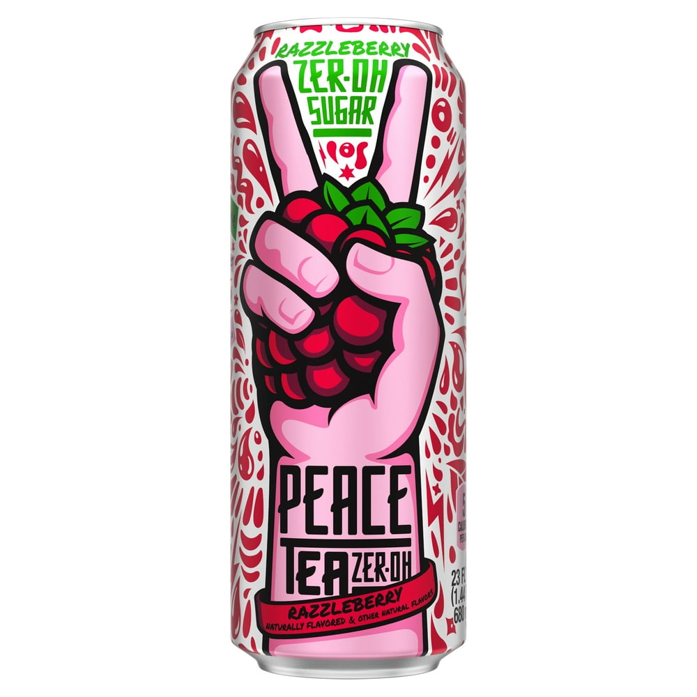 Peace Tea ZerOH Razzleberry Can, 23 fl oz