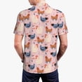 thumbnail image 4 of Balery Funny Chicken Printed Men’s Short Sleeve Polo Shirt, Midweight Men's Shirt,Golf Polo shirts -4X-Large, 4 of 9