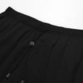thumbnail image 5 of Hurxie Women's Casual Elastic Waist Drawstring Loose Fit Multi-Pockets Outdoor Cargo Shorts Black,4XL, 5 of 7