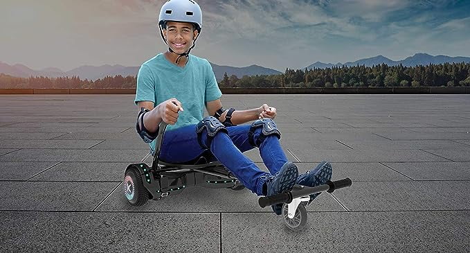 Hover-1 All-Star Combo Electric Self-Balancing Refurbished Hoverboard and Buggy Attachment