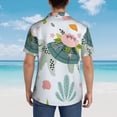 thumbnail image 6 of Bixox Men's Hawaiian Shirts Men's Turtle and Sea Life Print Short-Sleeve Shirt-Small, 6 of 8