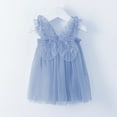 thumbnail image 2 of Toddler Baby Girl Fairy Dress Butterfly Wing Dress Fly Sleeve Tulle Tutu Dresses Kids Birthday Party Princess Gown flower girl dresses 2t, 2 of 3