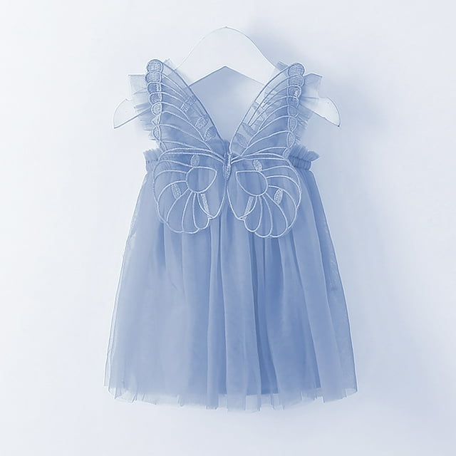 SXcggal One Robe 3D Sans Manches pour Tout-Petites Filles, Robe de Danse Fête, Vêtements Respirants, Mignonne, Décontractée, Robe pour Fille