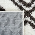 thumbnail image 6 of SAFAVIEH Berber Daphale Abstract Shag Area Rug, 5'5" x 7'7", Ivory/Dark Grey, 6 of 8