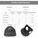 thumbnail image 2 of (S-Negro) Sombrero deportivo para perros Gato Gorra de béisbol para mascotas Gorro para el sol al aire libre Sombrero para el sol de moda Sombrero de viaje de verano con rayas ajustables con orificios para las orejas JM, 2 of 5