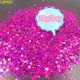thumbnail image 1 of 20 g/bolsa láser hexágono holográfico brillo grueso puntas de uñas polvo de brillo copos de sirena brillo resina cristal barro Tan Jianjun unisex, 1 of 2