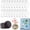 Round, variant on 20 Pcs DIY Fridge Magnet Kit, Refrigerator Magnet Making Craft Kit for Kids and Adults, Paint Your Own Magnet Art Set for Home Classroom Party Activities