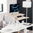 thumbnail image 2 of Convertidor de escritorio VIVO Serie K DESK-V028KF 71-43 cm Madera clara, 2 of 9