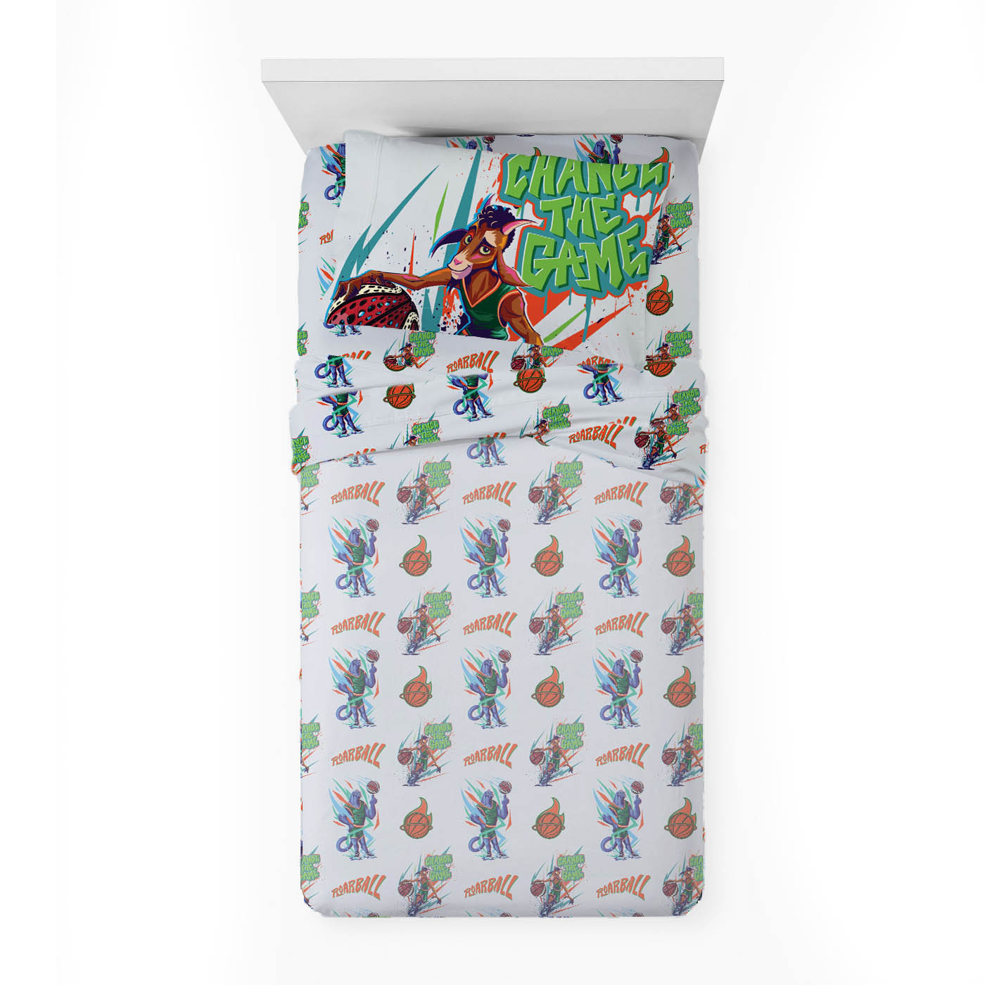 GOAT Movie, Kids 3 Piece Sheet Bedding Set, Twin Size