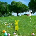 thumbnail image 4 of fsxdhpcsgfc Rabbit Shaped Inserts Green Rabbit Shaped Potted Easter Bunny Suitable For Easter Porch Decoration Outdoor/Indoor Woven Ground Cover Wall Numbers Plaque 7 Rain Gauge Replacement Tube Board, 4 of 4