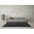 thumbnail image 3 of Ahgly Company Indoor Round Abstract Gray Modern Area Rugs, 5' Round, 3 of 4