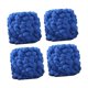 thumbnail image 5 of Hilo grueso de pompón, 4 bolas, cómodo para tejer a mano, hilo suave, hilo de peso para cojines, almohadas, bufandas, manualidades Azul, 5 of 8