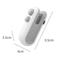 thumbnail image 2 of Mini máquina portátil de sellado de bolsas térmicas para uso doméstico, selladora recargable, selladora al vacío, selladora térmica de bolsas de plástico, Clipwhite, 2 of 8
