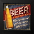 thumbnail image 2 of Mollie B. 20x20 Black Modern Framed Museum Art Print Titled - Beer, 2 of 5