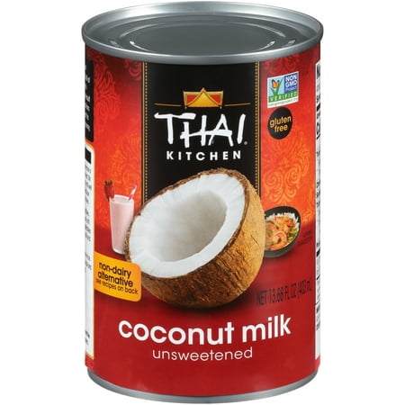 Thai Kitchen Gluten Free Unsweetened Coconut Milk, 13.66 fl (Best Cashew Milk Brand)