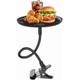 thumbnail image 1 of Car Adjustable Food Tray, 360° Anti-Slip Swivel Vehicle Snacks Drink Cup Storage Eating Table, 8.7 Inch Diameter Clip Type Automotive Dining Universal for Truck SUV Sedan -, 1 of 6