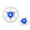thumbnail image 1 of Microheli CNC Delrin Main Gear w/ Hub set (BLUE) - BLADE MCPX BL2, 1 of 1