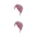 thumbnail image 3 of Turbante Africano Sonducket Protección solar estampado Rojo 2Conjunto, 3 of 6