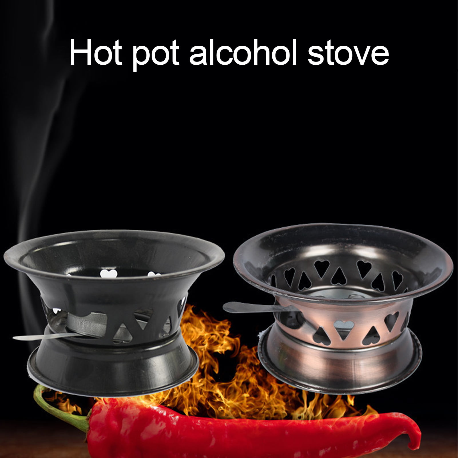 Details about   Portable Alcohol Stove Outdoor Mini Spirit Burner Cooker Camping Cooking 
