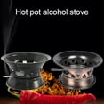 thumbnail image 3 of SPRING PARK Mini Portable Spirit Burner Solid Alcohol Stove for Outdoor Hiking Camping BBQ Picnic, 3 of 7